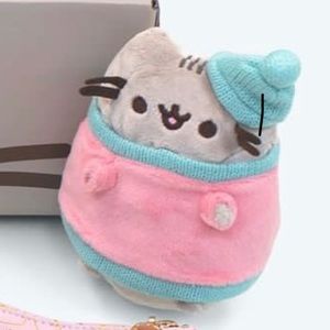 Pusheen plush sweater and beanie outfit